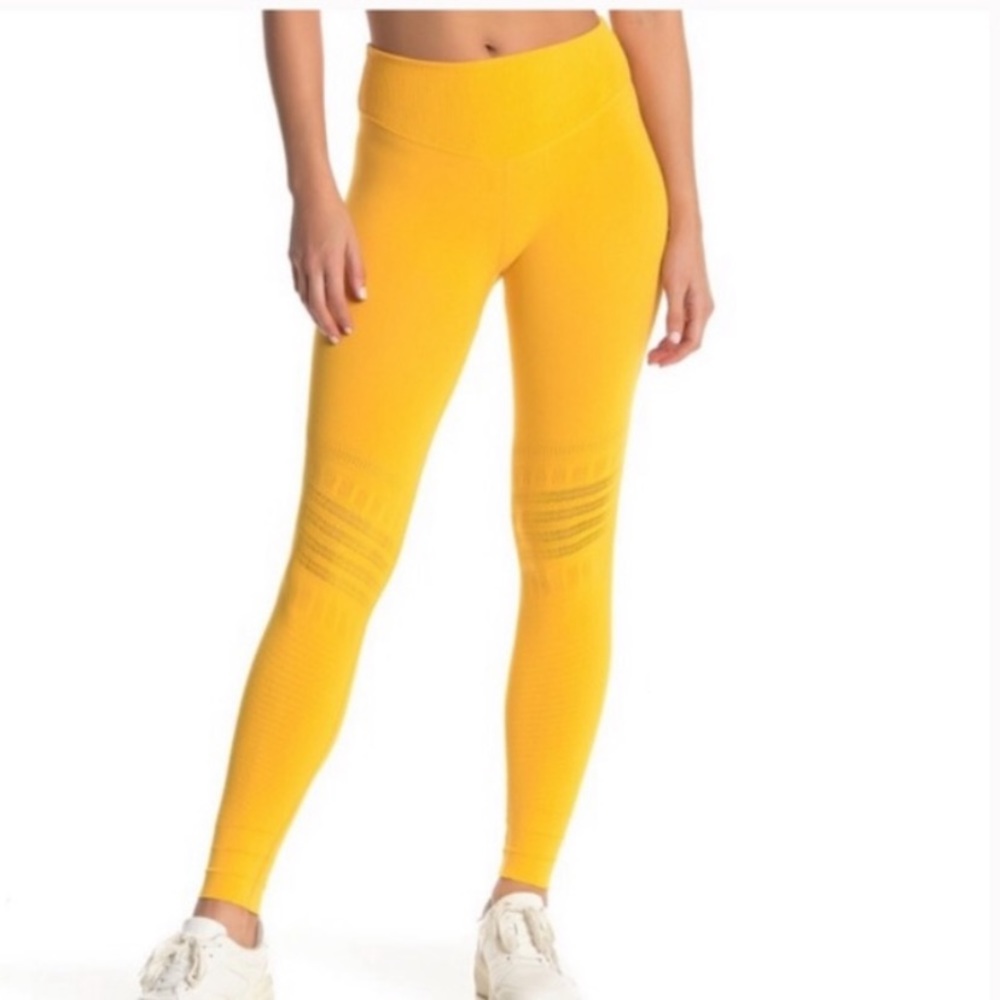 Free People leggings yellow large